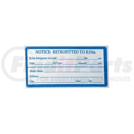 FJC, Inc. 2687 RETROFIT LABEL