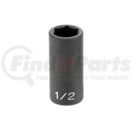 Grey Pneumatic 1016SD 3/8" Drive x 1/2" Semi-Deep Impact Socket