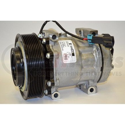 Sanden 4082 A/C Compressor - SD7H15, Super HD, 12V, 140mm 8-Groove Clutch, R134a (Freightliner, SKI4543S)