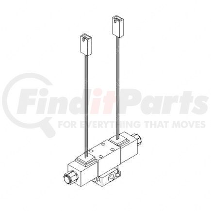 Freightliner A14-13424-000 FLOW CONTROL VALVE - ASSEMBLY HYDRAULIC VALVE, 2 STEERING