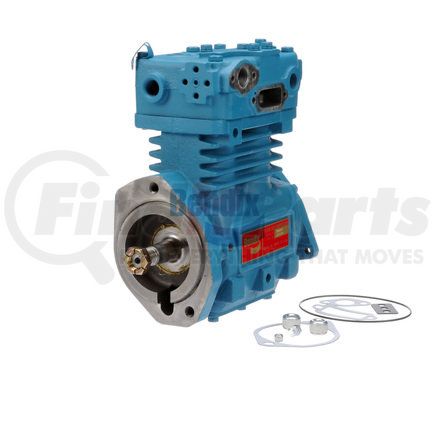 Bendix 5004614 Tu-Flo® 750 Air Brake Compressor - Remanufactured, Flange Mount, Engine Driven, Water Cooling, For Caterpillar Applications