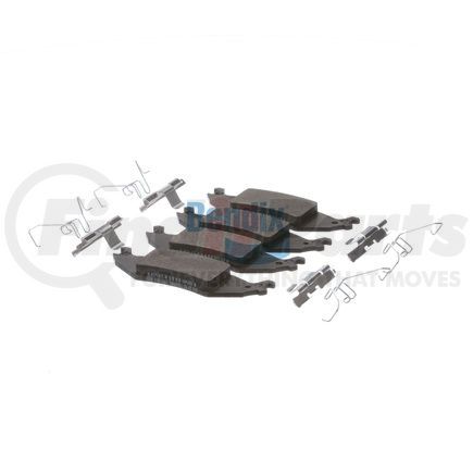 Bendix E10910460 Formula Blue™ Hydraulic Brake Pads - Premium Semi-Metallic, With Shims