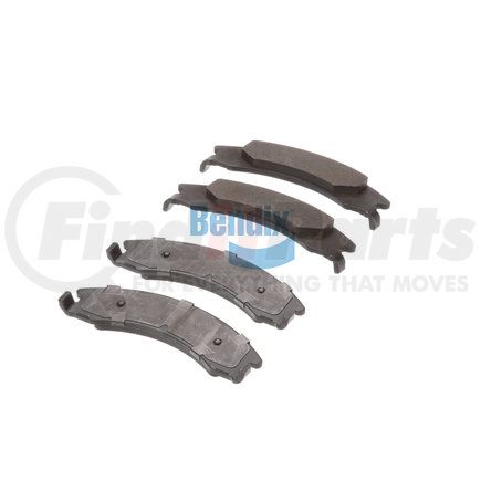 Bendix E10913290 Formula Blue™ Hydraulic Brake Pads - Premium Semi-Metallic, With Shims