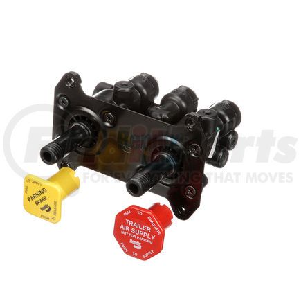 Bendix 800840 MV-3 Air Brake Manifold Control Dash Valve - m6 x 1-6H Mounting Holes, 3/8" PTC Ports