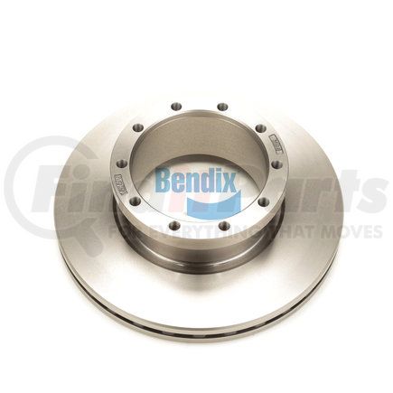 Bendix 802062 Disc Brake Rotor - 1.5" U-Type, Vented, 10 Bolt Holes, Smooth Surface