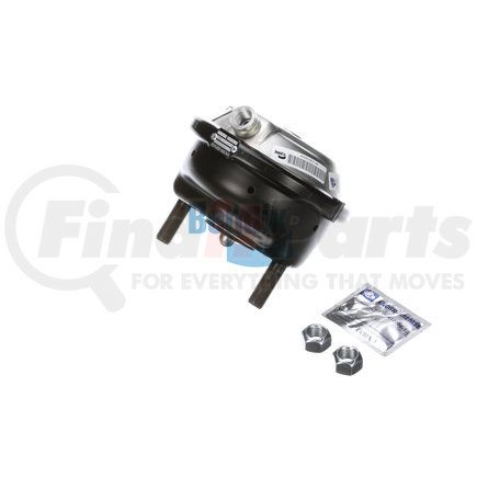 Bendix 802243 Air Brake Chamber - T16, M16 x 1.5-6g Stud, 15mm Push Rod Length, 90° Clamp Angle