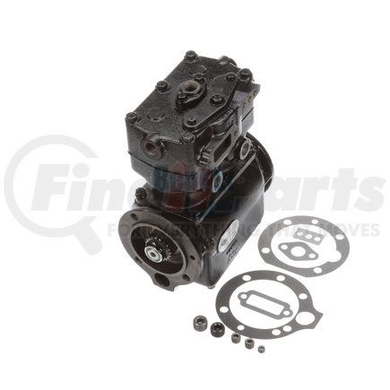 Bendix EL16040X Midland Air Brake Compressor - Remanufactured, 4-Hole Flange Mount, Gear Driven, Water Cooling