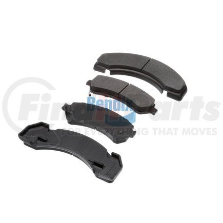 Bendix E11101840 Formula Blue™ Hydraulic Brake Pads - Heavy Duty Extended Wear, With Shims, Front or Rear