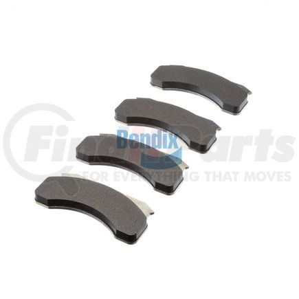 Bendix E11102360 Formula Blue™ Hydraulic Brake Pads - Heavy Duty Extended Wear, With Shims, Front, 7149-D236, 7809-D236 FMSI