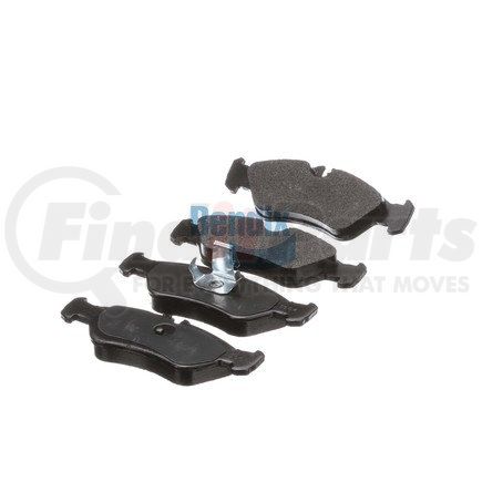 Bendix E11110060 Formula Blue™ Hydraulic Brake Pads - Heavy Duty Extended Wear, With Shims, Rear, 7909-D1006 FMSI