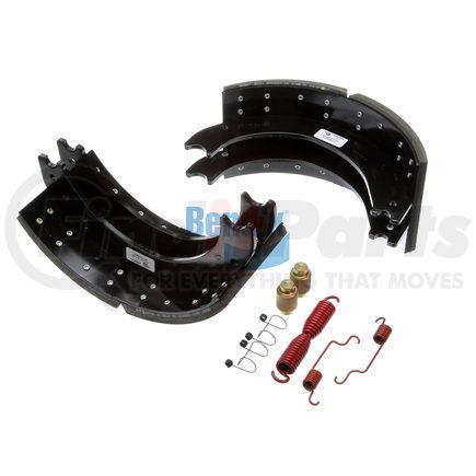 Bendix SB4709E2BA231 Drum Brake Shoe Kit - New, 16-1/2 in. x 7 in., With Hardware, For Bendix® (Spicer®) Extended Service II Brakes