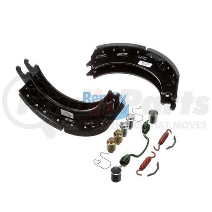 Bendix SB4720Q420 Drum Brake Shoe Kit - New, 16-1/2 in. x 5 in., With Hardware, For Rockwell / Meritor "Q" Brakes