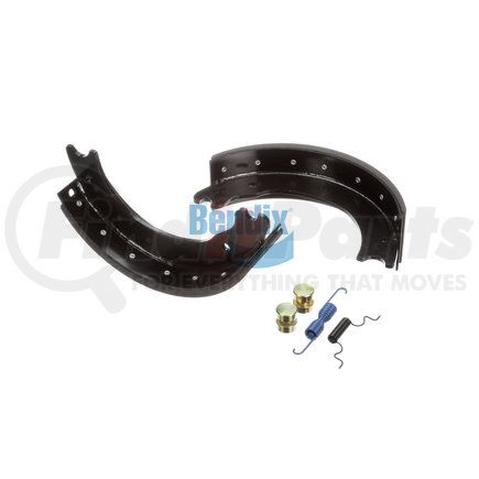 Bendix SB1443E420 Drum Brake Shoe Kit - New, 15 in. x 4 in., With Hardware, For Bendix® (Spicer®) Extended Services II Brakes