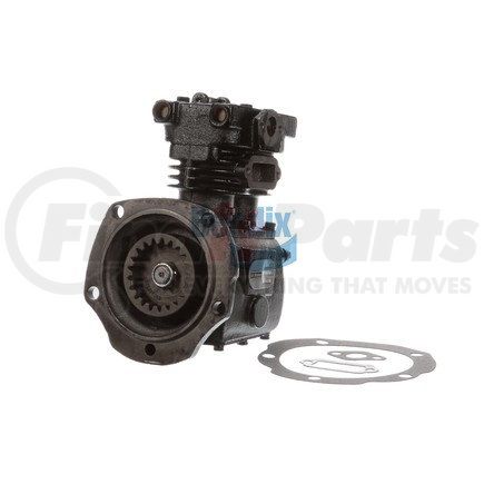 Bendix KN7060X Midland Air Brake Compressor - Remanufactured, 4-Hole Flange Mount, Gear Driven, Air/Water Cooling