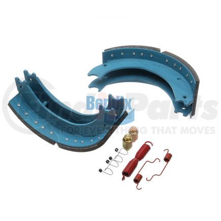 Bendix KT4725E2BA201 Drum Brake Shoe Kit - Relined, 16-1/2 in. x 6 in., With Hardware, For Bendix® (Spicer®) Extended Services II Brakes