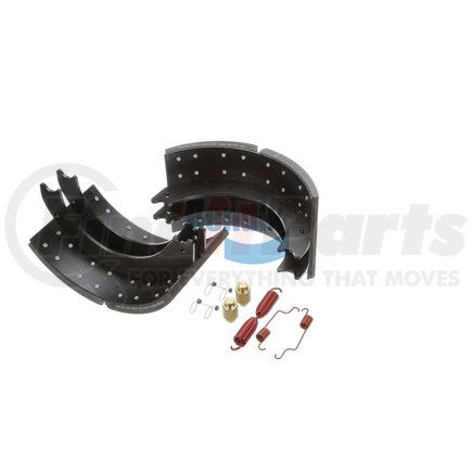 Bendix KT4726E2415 Drum Brake Shoe Kit - Relined, 16-1/2 in. x 8-5/8 in., With Hardware, For Bendix® (Spicer®) Extended Service II Brakes