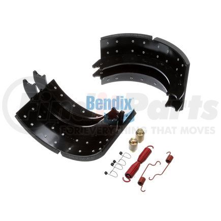 Bendix KT4726E2420 Drum Brake Shoe Kit - Relined, 16-1/2 in. x 8-5/8 in., With Hardware, For Bendix® (Spicer®) Extended Service II Brakes