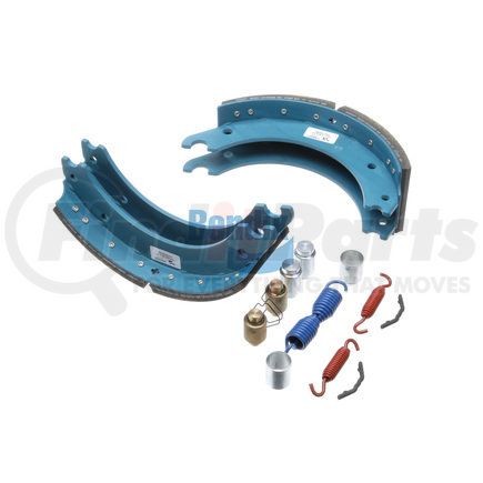 Bendix KT4703QBA200 Drum Brake Shoe Kit - Relined, 15 in. x 5 in., With Hardware, For Rockwell / Meritor Brakes