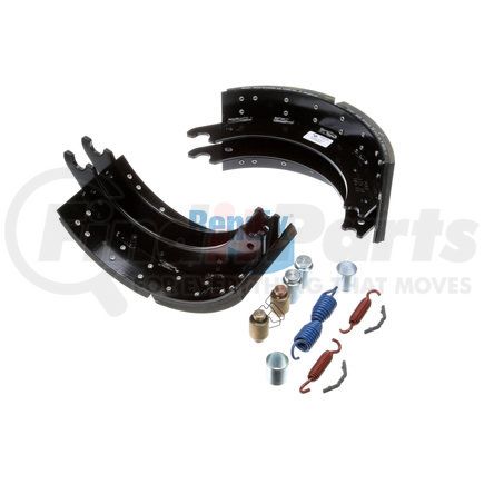Bendix KT4707QBA231 Drum Brake Shoe Kit - Relined, 16-1/2 in. x 7 in., With Hardware, For Rockwell / Meritor "Q" Brakes