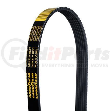 Goodyear Belts 1060882 Serpentine Belt - Multi V-Belt, 88.2 in. Effective Length, Polyester