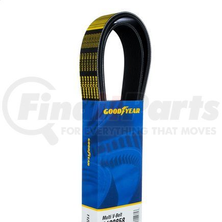 Goodyear Belts 1120910 Serpentine Belt - Multi V-Belt, 91 in. Effective Length, Polyester
