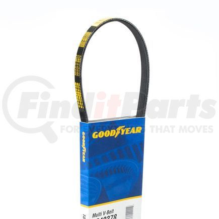 Goodyear Belts A060895 Serpentine Belt - Multi V-Belt w/Aramid Cord, 89.5 in. Effective Length, Aramid