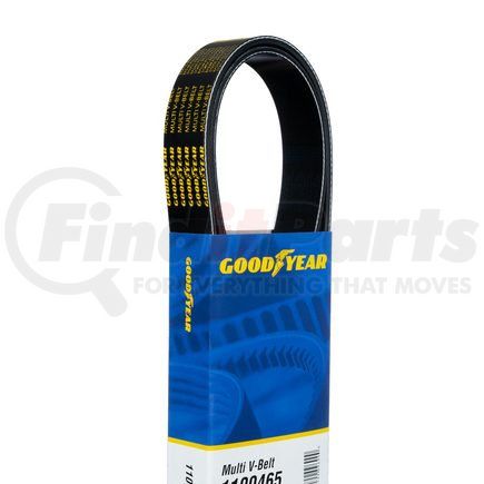 Goodyear Belts 1100613 Serpentine Belt - Multi V-Belt, 61.3 in. Effective Length, Polyester