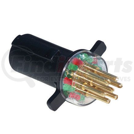 Innovative Products of America 7865L 7-Way Round Pin Tractor Trailer Circuit Tester