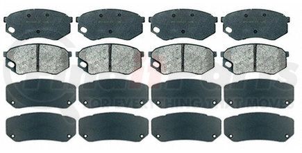 Raybestos ATD735M Brake Parts Inc Raybestos AT Overstock Metallic Disc Brake Pad Set