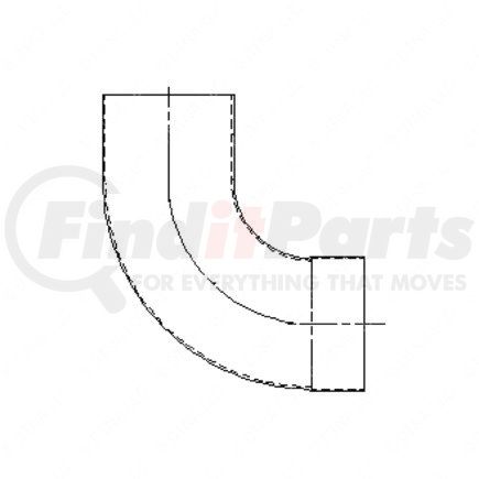 Freightliner 04-15105-000 TUBE-EXH,