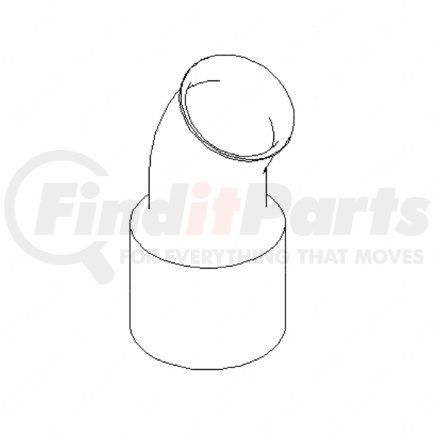 Freightliner 04-21856-000 Exhaust Pipe - Outlet, Cargo