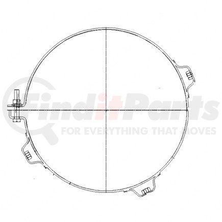 Freightliner 04-21981-000 Exhaust Clamp