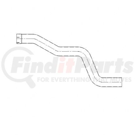 Freightliner 04-22581-000 Exhaust Pipe