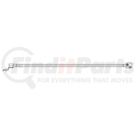 Freightliner 12-17240-000 Air Brake Hose Line Assembly - Drop, Rear Axle