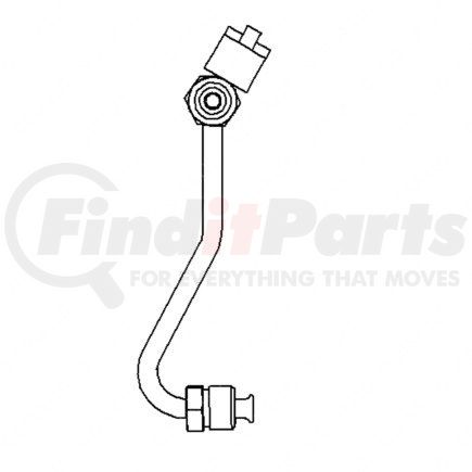 Freightliner 12-20571-001 Trailer Air Brake Air Line Assembly - 6.4OD