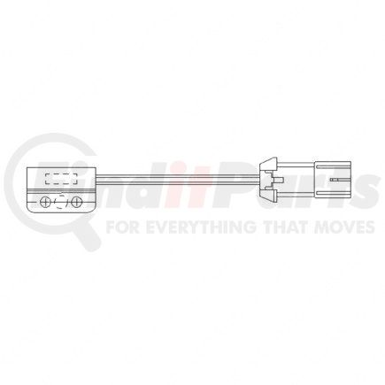 FREIGHTLINER 06-46499-000 - hood tilt switch - 169 mm length | switch - tilt, hood, reed, cab, receptacle