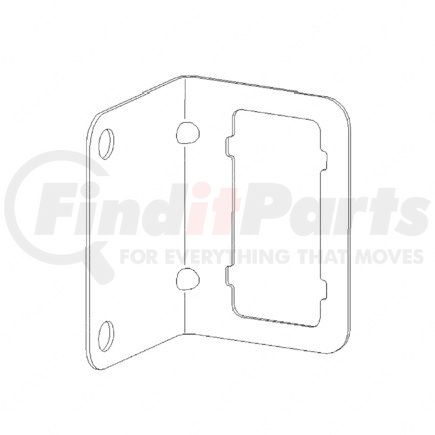 Freightliner 06-89900-000 Multi-Purpose Bracket - Mounting, Connector, Bulkhead, Ali, 2K