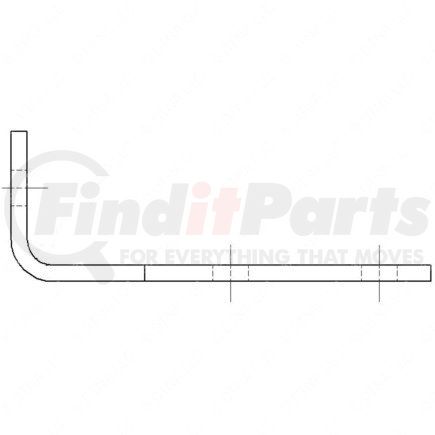 Freightliner 15-20214-001 Frame Rail Gusset - 572, Sterling, Right Hand