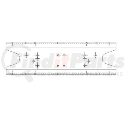 Freightliner 15-13868-000 CROSSMEMBER ALUMINUM RAIL