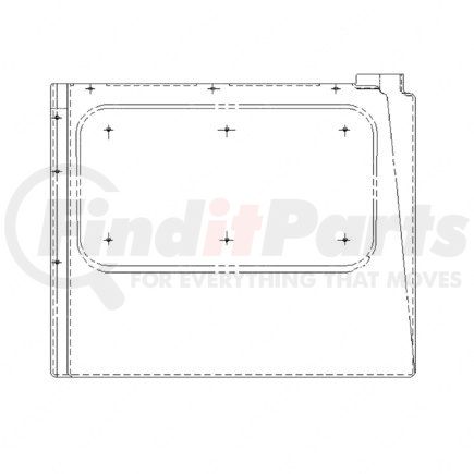 Freightliner 18-23408-003 Dash Cover - Lower, For Freightliner Fld120 And Classic Models