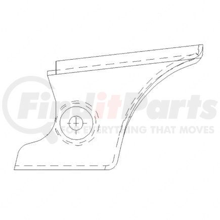 Freightliner 18-27690-000 Windshield Post Trim