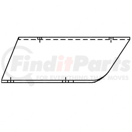 Freightliner 22-40531-001 BRACKET STEP MTG DUAL STE