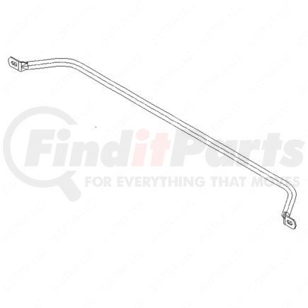 Freightliner 22-46128-001 Trailer Air Brake Connection Slide Bar - Stainless Steel