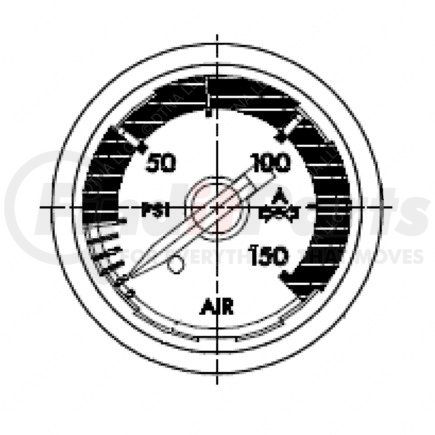 Freightliner 22-53813-000 Air Pressure Gauge