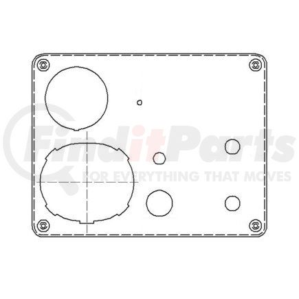 Freightliner 22-58349-013 Sleeper Auxiliary HVAC Control Panel