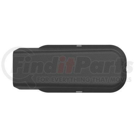 Freightliner 22-76833-000 Solid Exhauster Cover - P3/P4, Black, Polypropylene, Mold Tech