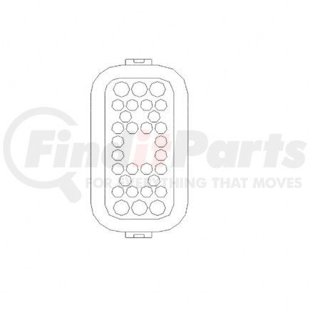 Freightliner 23-13142-014 Receptacle - 30 Cavity, Mpmxds, Pac12193503