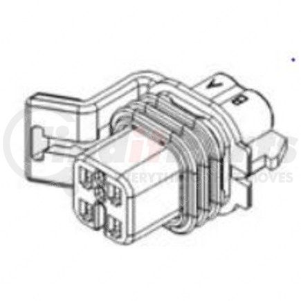 Freightliner 23-13142-409 Plug - 4 Cavity, Mp150S, Pac12176897