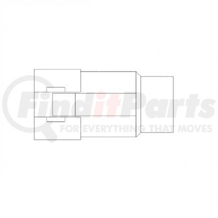 Freightliner 23-13148-608 Plug - 6 Cavity, Dtm, Dufdtm06-6S, Gray