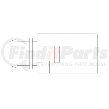 Freightliner 23-13149-203 Receptacle - 2 Cavity, Mcp2.8S, Ai, Black